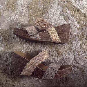 Blowfish Metallic Wedges